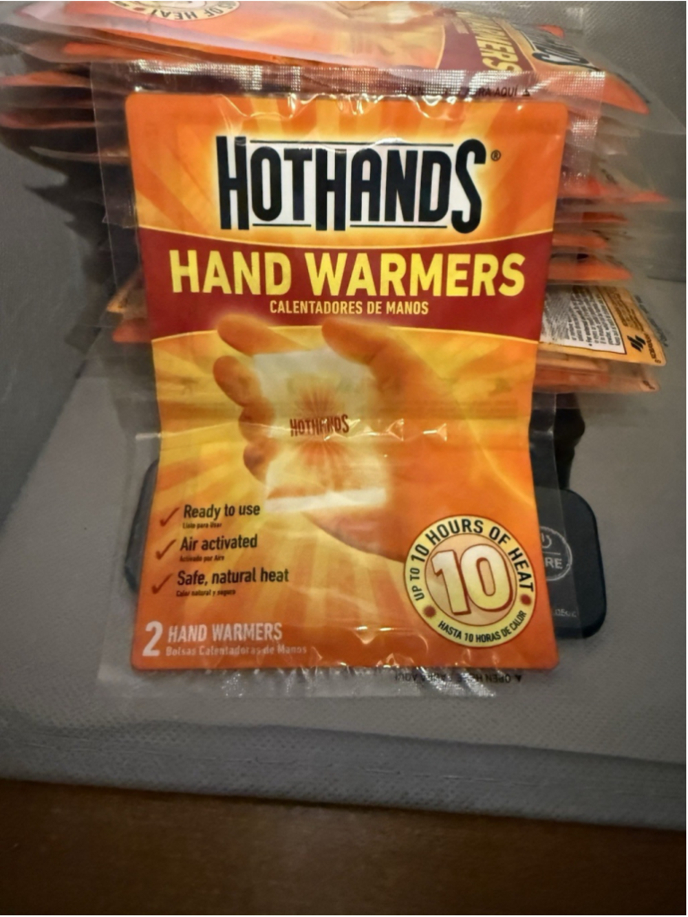 HotHands Hand Warmers Pairs Safe Natural Odorless Pocket Heat 20Pack Lot